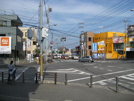 五香交差点（松戸・五香方面から）